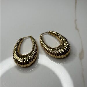 Gold Hoop Earrings